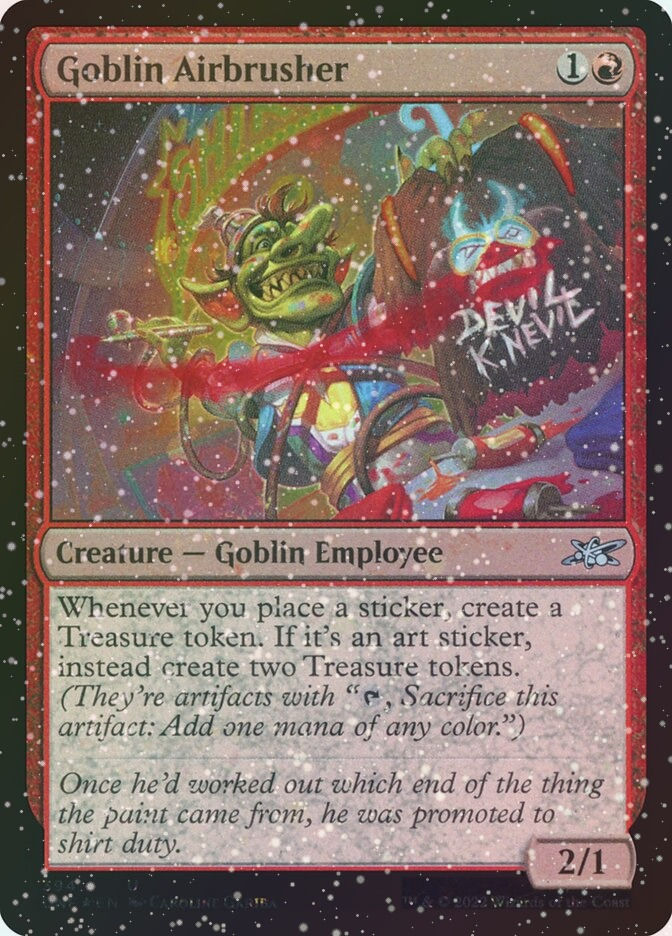 Goblin Airbrusher (UNF) (394) / Galaxy Foil