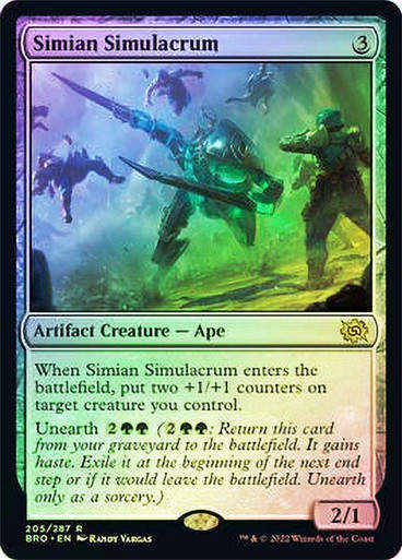 Simian Simulacrum (BRO) / Foil