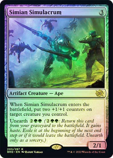 Simian Simulacrum (BRO) / Foil