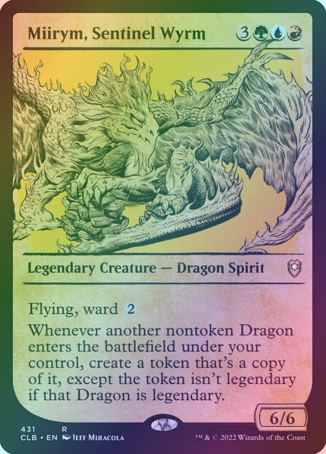 Miirym, Sentinel Wyrm (CLB) (431) / Showcase / Foil