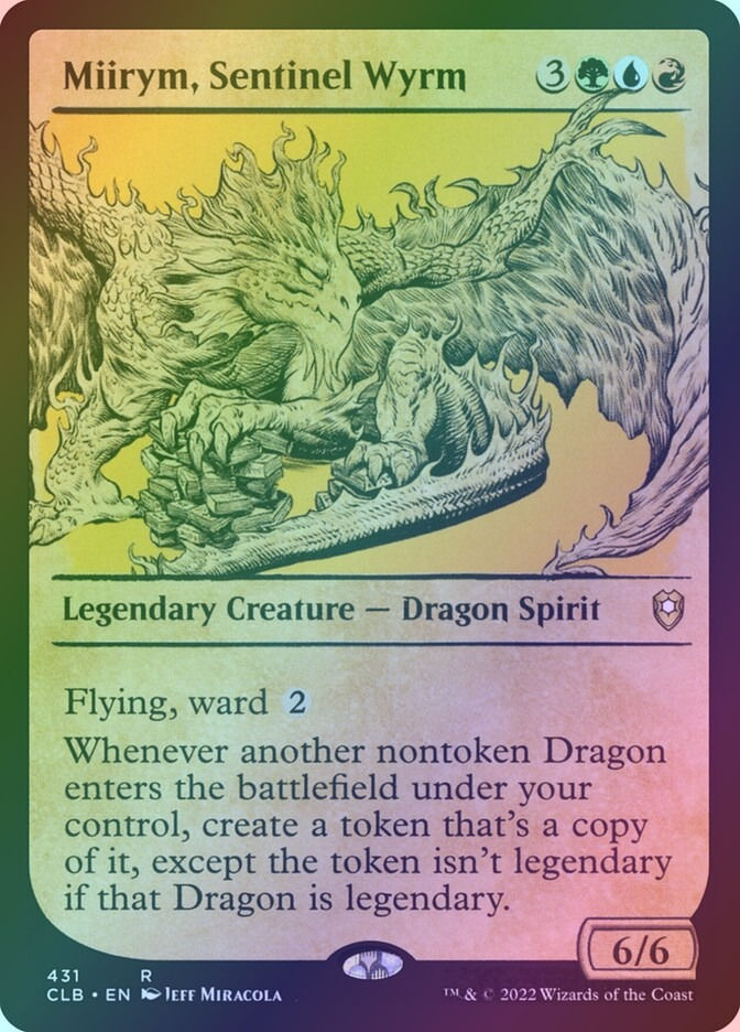 Miirym, Sentinel Wyrm (CLB) (431) / Showcase / Foil