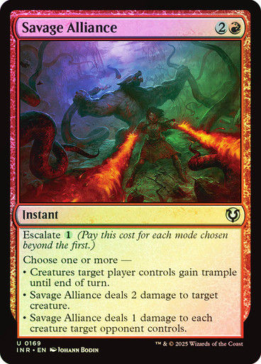 Savage Alliance (INR) (169) / Foil