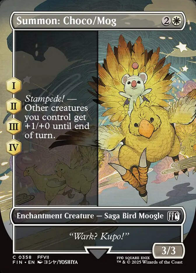 Summon: Choco/Mog (FIN) (358) / Borderless