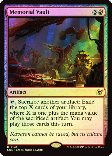 Memorial Vault (EOE) (145) / Foil