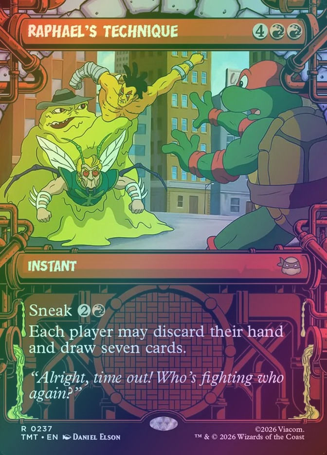 Raphael's Technique (TMT) (237) / Borderless / Showcase / Foil