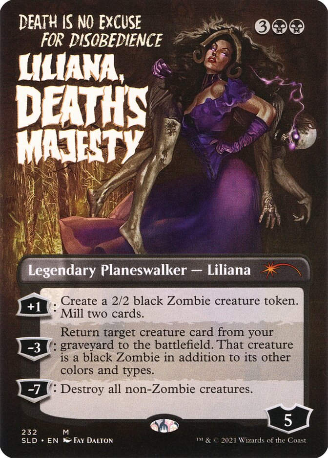 Liliana, Death's Majesty (SLD) (232) / Borderless