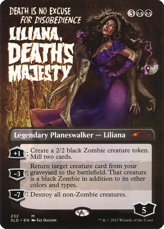 Liliana, Death's Majesty (SLD) (232) / Borderless