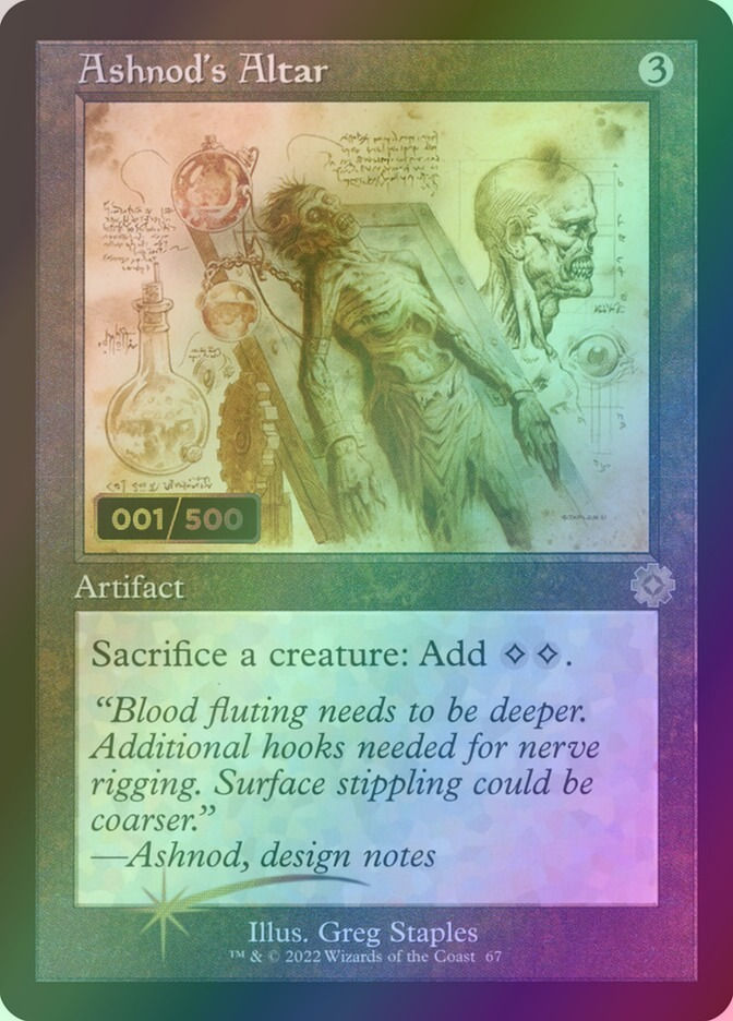 Ashnod's Altar (BRR) (67z) / Serialized