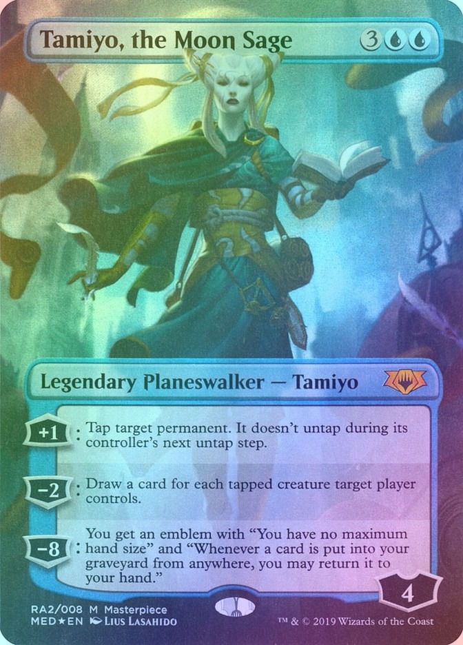 Tamiyo, the Moon Sage (MED) (RA2) / Borderless / Foil