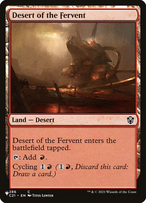 Desert of the Fervent (PLST) (C21-286)