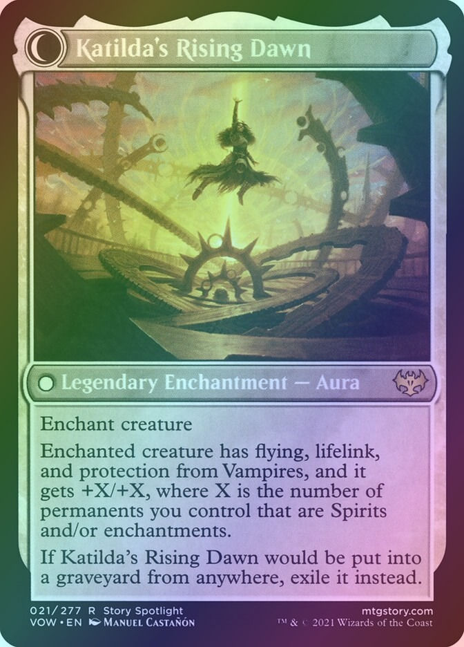 Katilda, Dawnhart Martyr // Katilda's Rising Dawn (VOW) (21) / Foil — cara 2 de 2