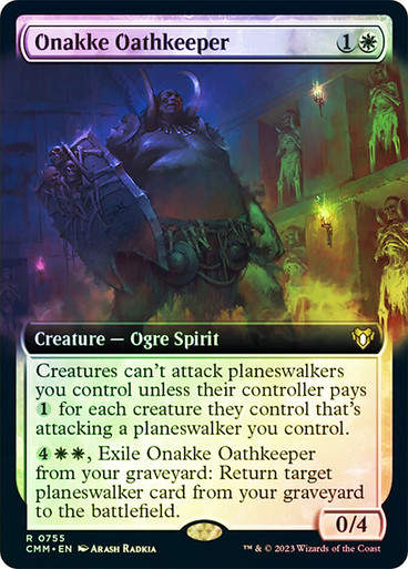 Onakke Oathkeeper (cmm) / Extended Art / Foil