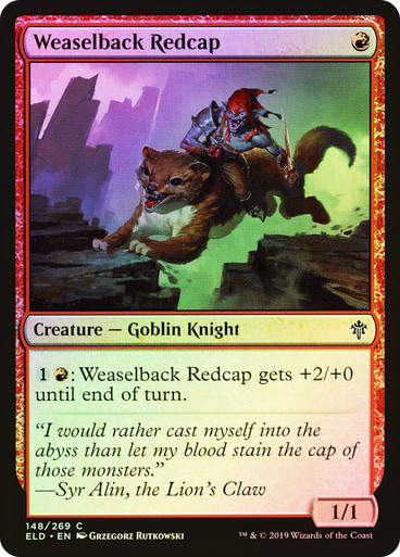 Weaselback Redcap (ELD) (148) / Foil
