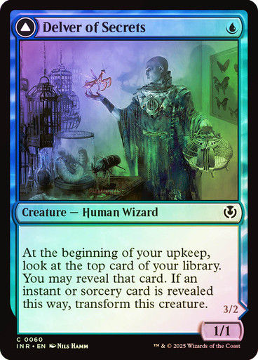 Delver of Secrets // Insectile Aberration (INR) (60) / Foil — cara 1 de 2