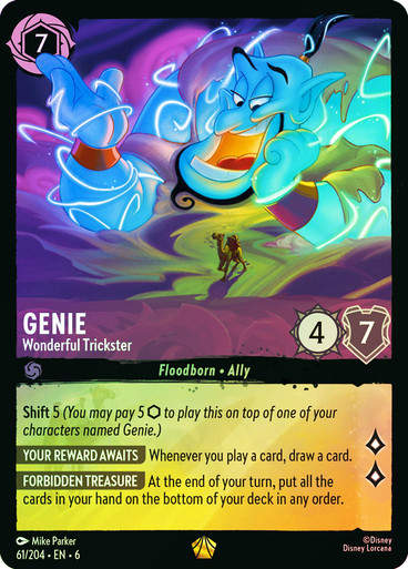 Genie - Wonderful Trickster (LOR_AZU) / Foil