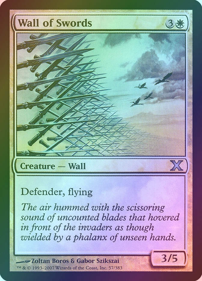Wall of Swords (10E) (57★) / Foil