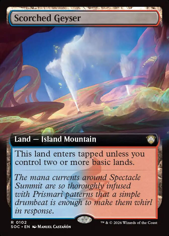 Scorched Geyser (SOC) (102) / Extended Art