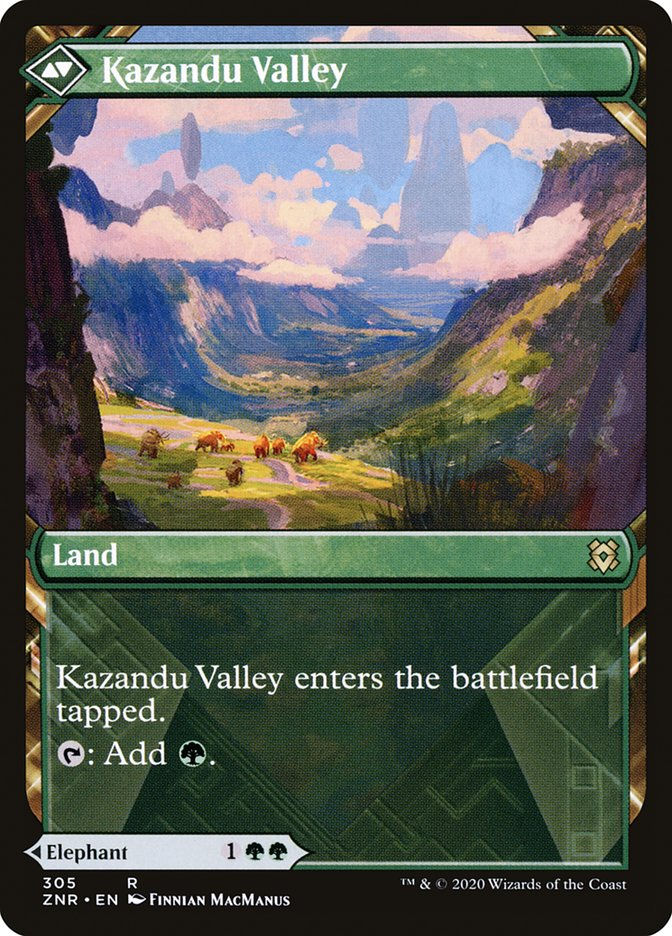 Kazandu Mammoth // Kazandu Valley (ZNR) (305) / Showcase — cara 2 de 2