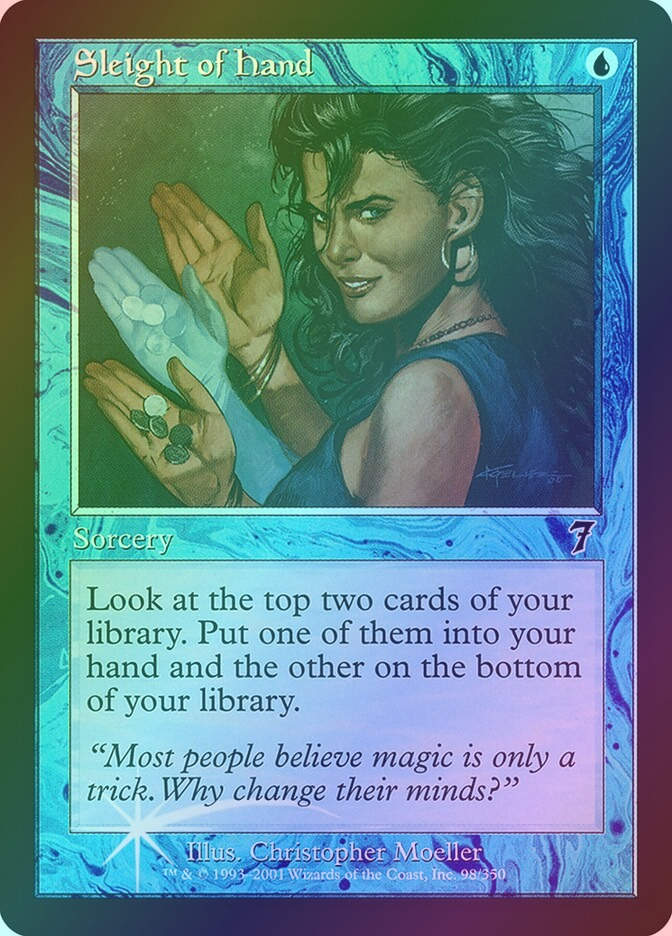 Sleight of Hand (7ED) (98★) / Foil