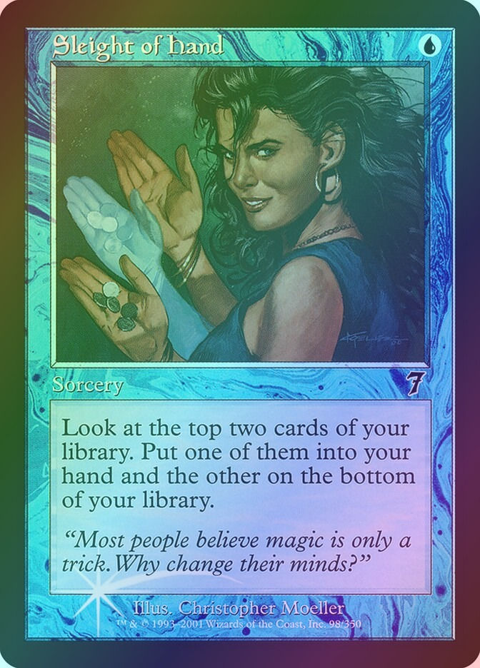 Sleight of Hand (7ED) (98★) / Foil