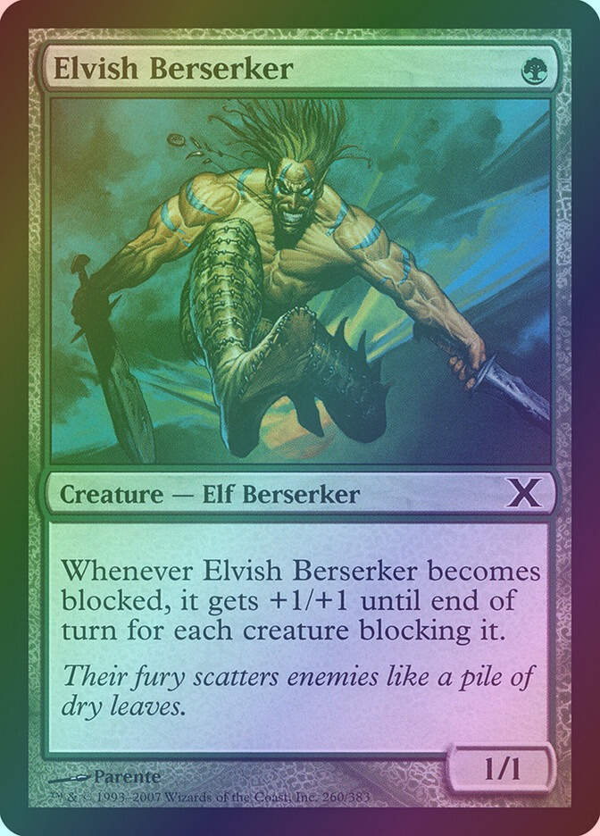 Elvish Berserker (10E) (260) / Foil