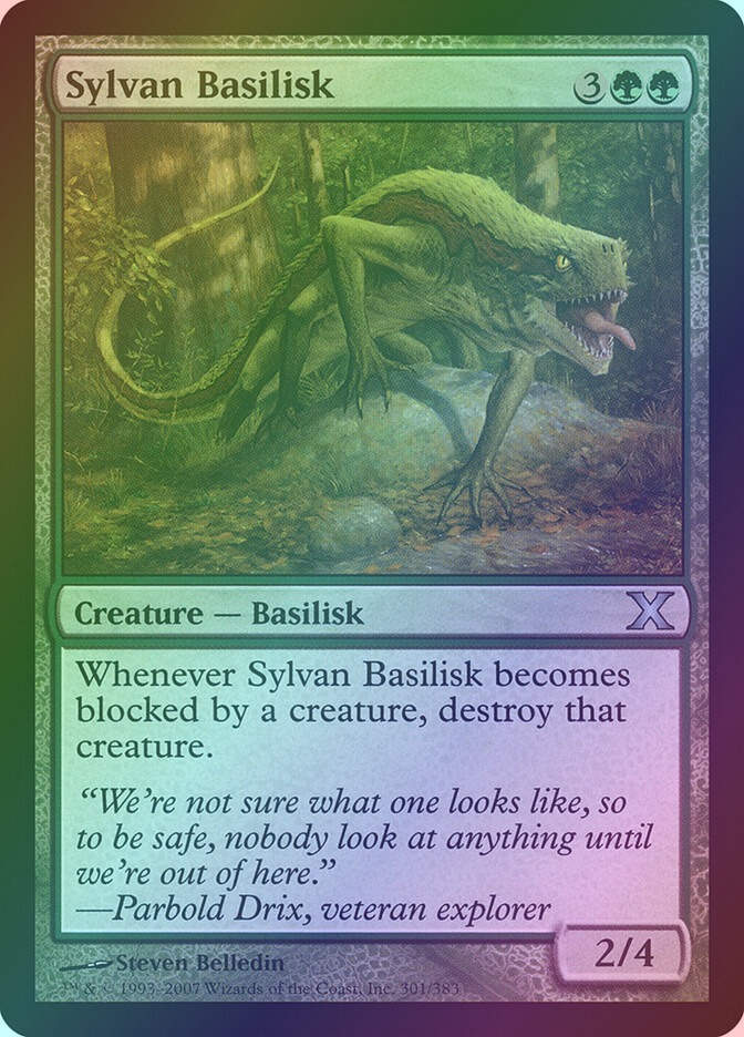 Sylvan Basilisk (10E) (301) / Foil