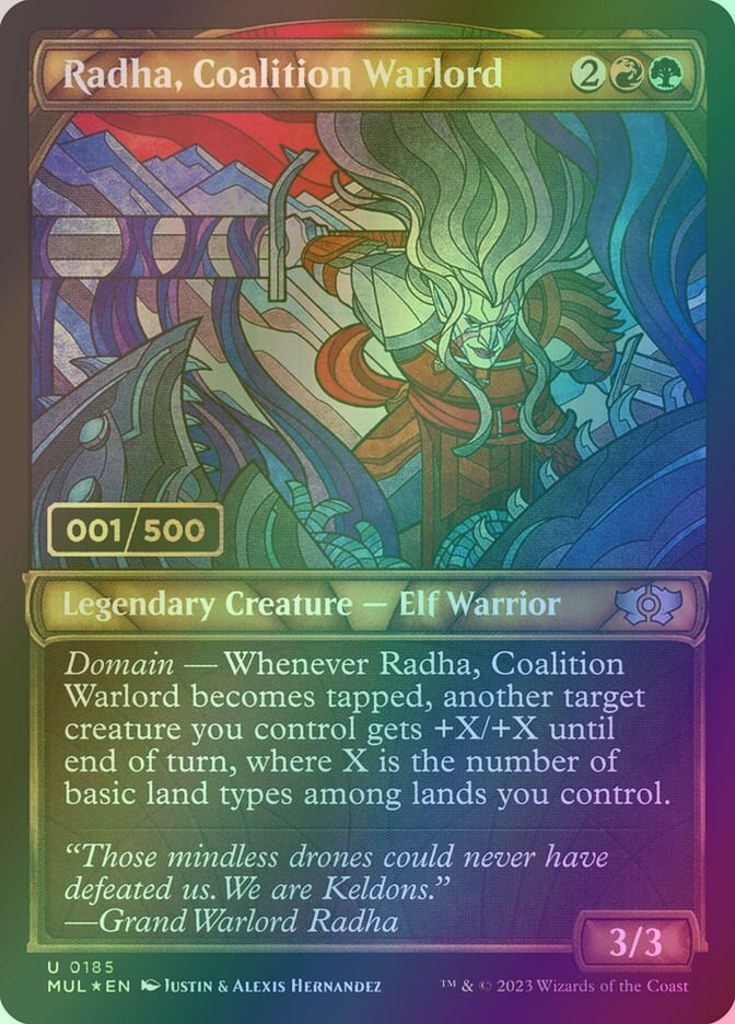 Radha, Coalition Warlord (MUL) (185z) / Serialized