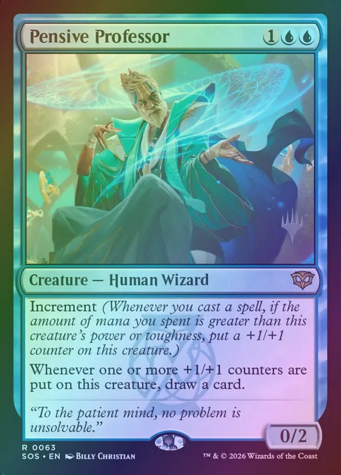 Pensive Professor (PSOS) (63p) / Foil