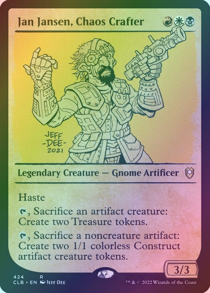 Jan Jansen, Chaos Crafter (CLB) (424) / Showcase / Foil