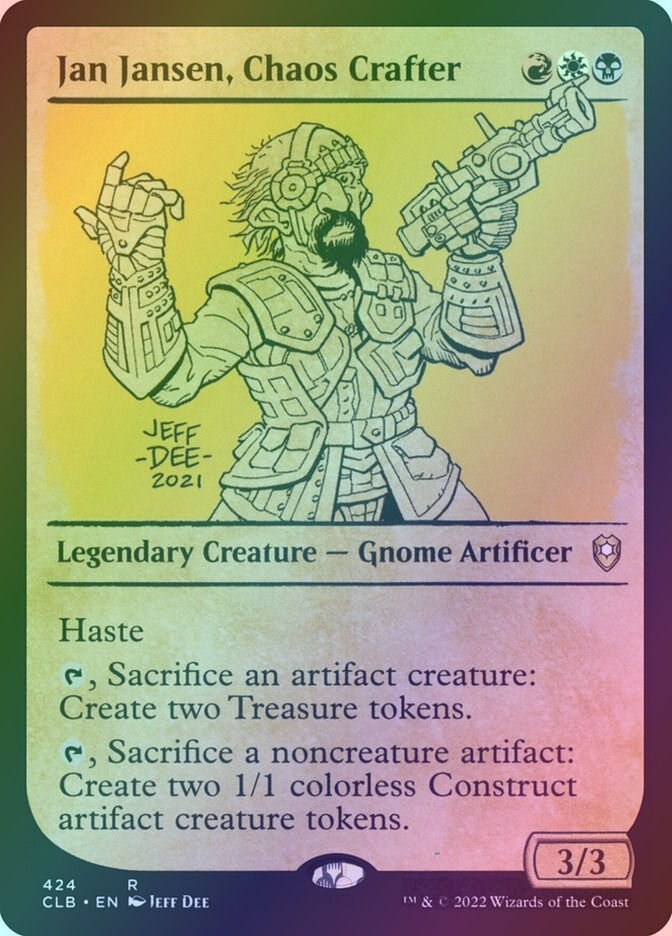 Jan Jansen, Chaos Crafter (CLB) (424) / Showcase / Foil