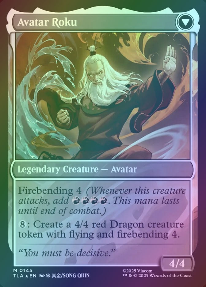 The Legend of Roku // Avatar Roku (PTLA) (145s) / Foil — cara 2 de 2