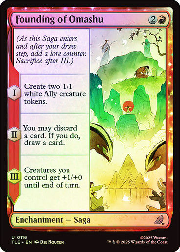 Founding of Omashu (TLE) (116) / Foil
