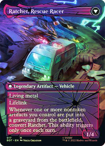 Ratchet, Field Medic // Ratchet, Rescue Racer (BOT) (17)  / Foil — cara 2 de 2