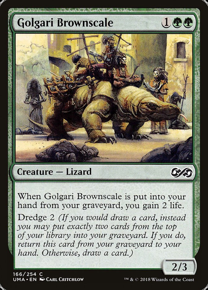 Golgari Brownscale (UMA) (166)