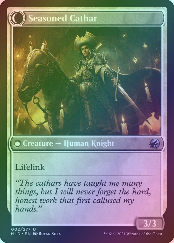 Ambitious Farmhand // Seasoned Cathar (MID) (2) / Foil — cara 2 de 2