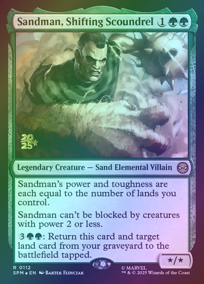 Sandman, Shifting Scoundrel (PSPM) (112s) / Foil