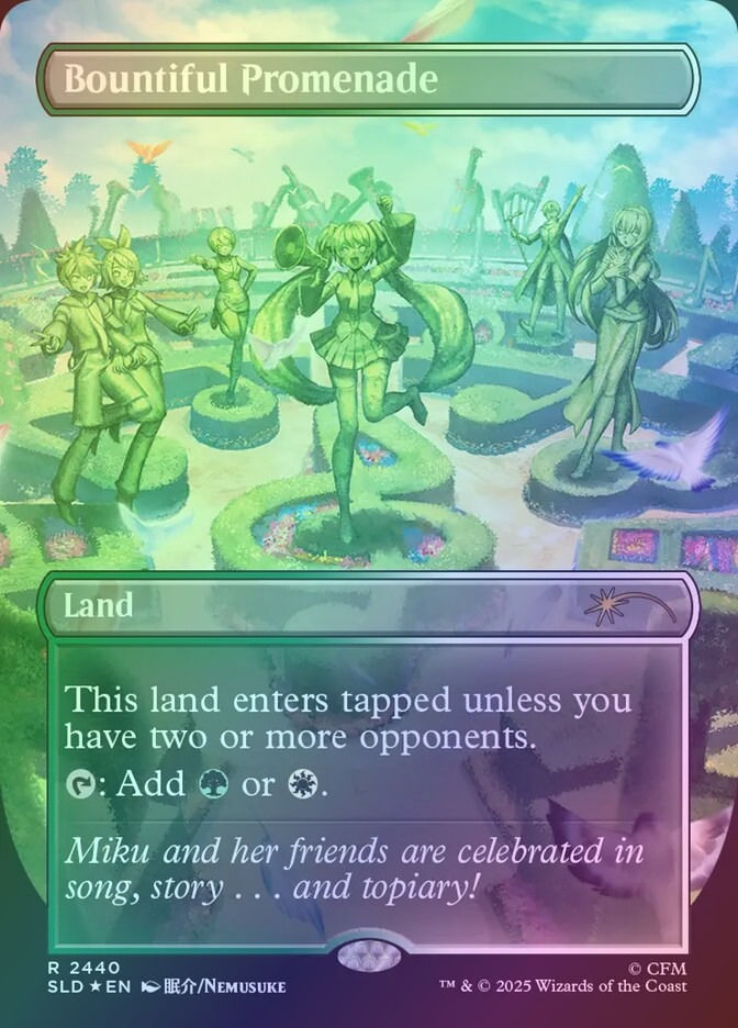 Bountiful Promenade (SLD) (2440) / Borderless / Foil