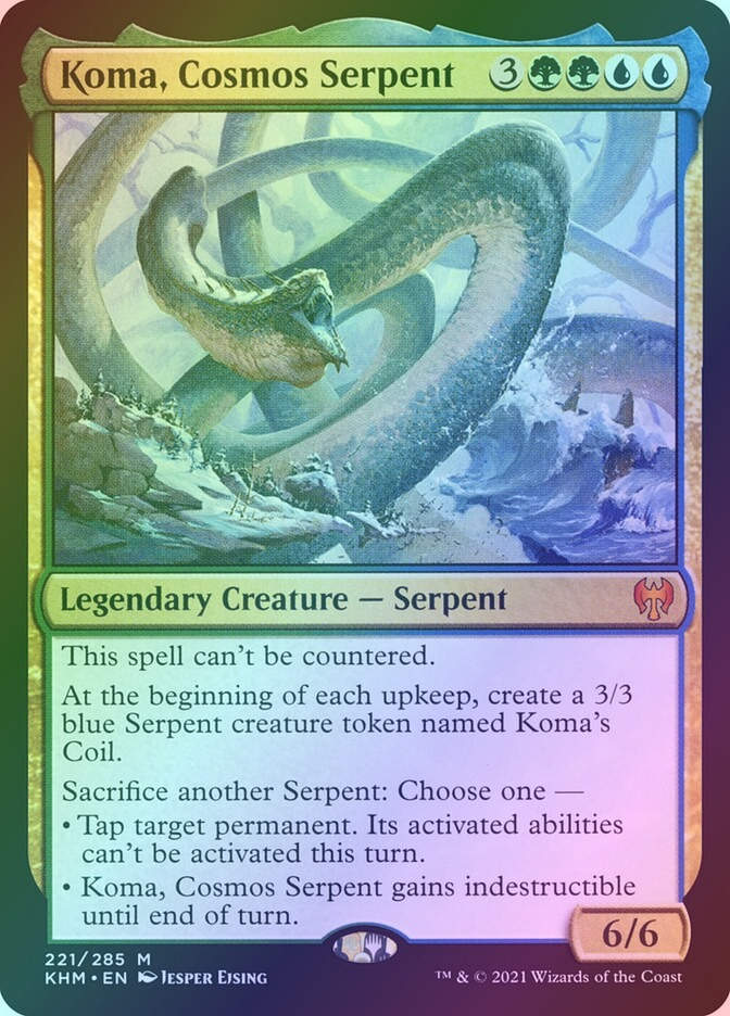 Koma, Cosmos Serpent (KHM) (221) / Foil