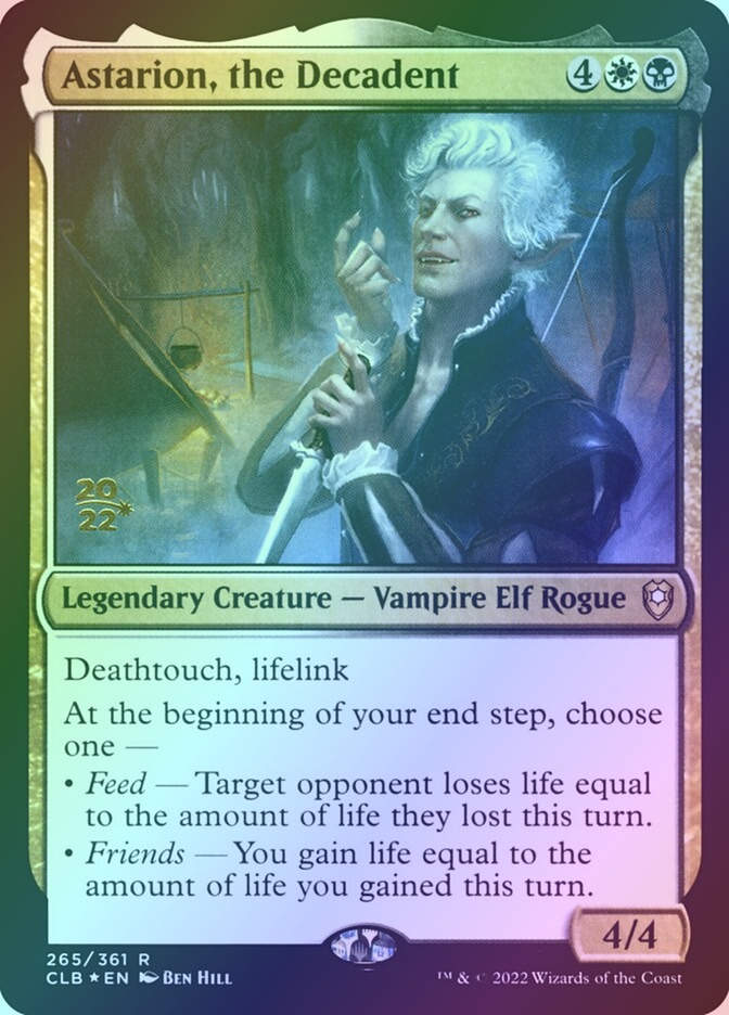 Astarion, the Decadent (PCLB) (265s) / Foil
