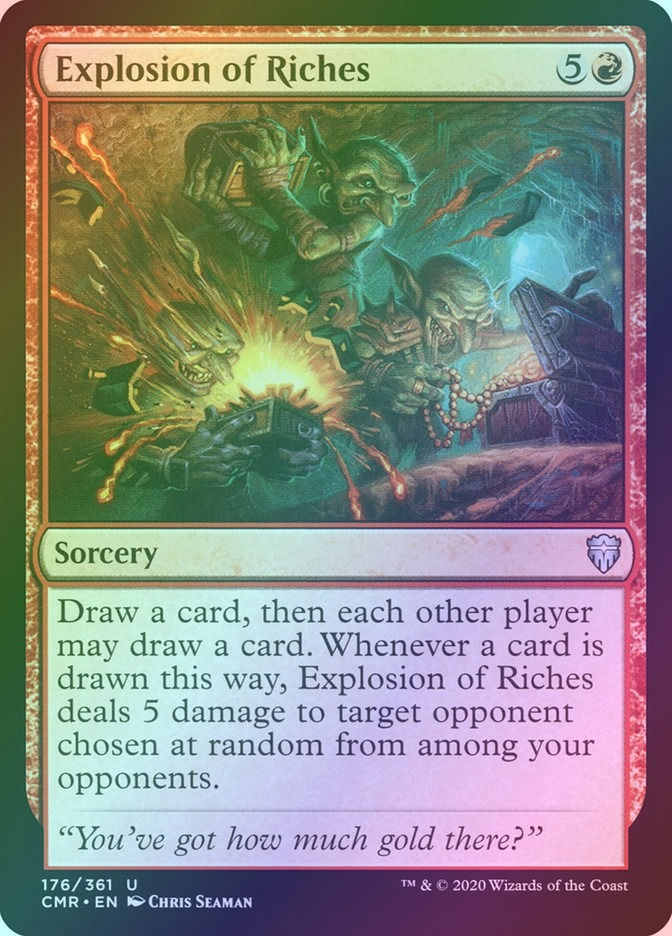 Explosion of Riches (CMR) (176) / Foil