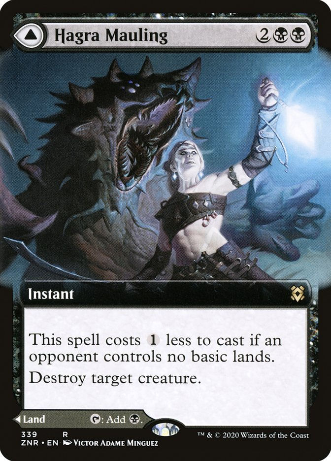 Hagra Mauling // Hagra Broodpit (ZNR) (339) / Extended Art — cara 1 de 2