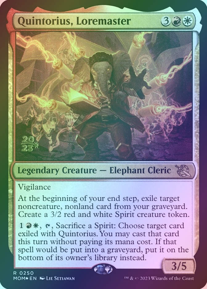 Quintorius, Loremaster (PMOM) (250s) / Foil