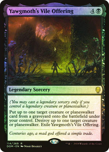 Yawgmoth's Vile Offering (DOM) (114) / Foil