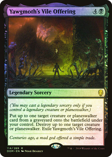 Yawgmoth's Vile Offering (DOM) (114) / Foil