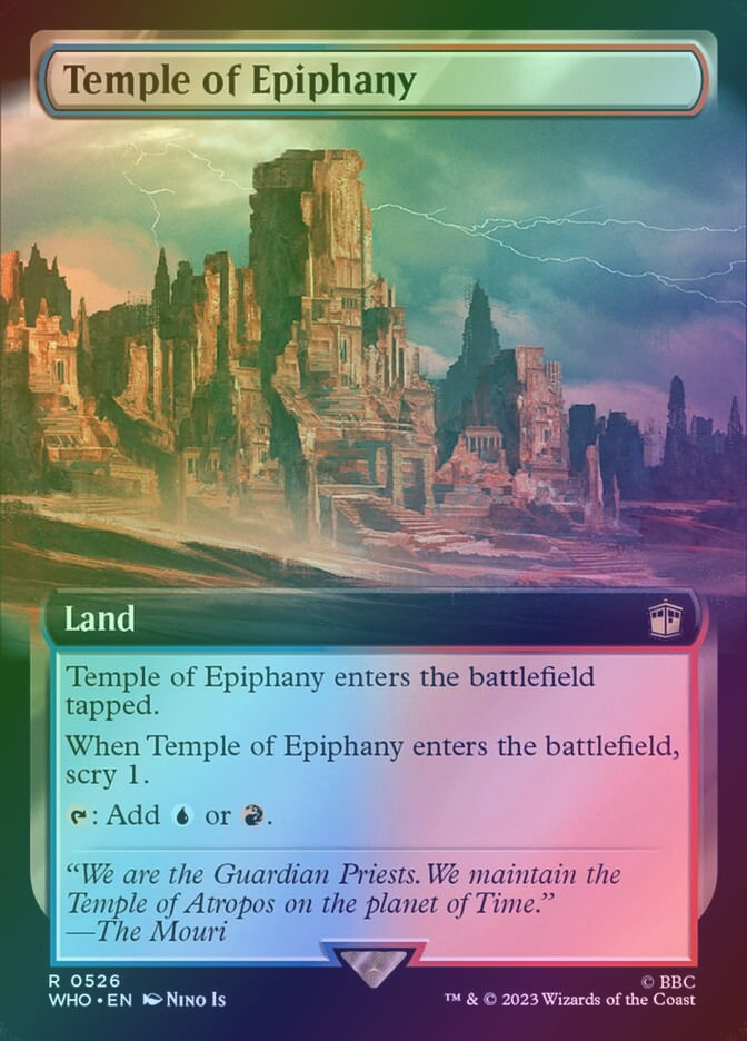 Temple of Epiphany (WHO) (526) / Extended Art / Foil