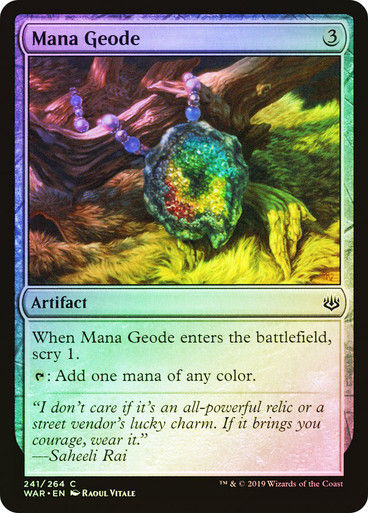 Mana Geode (WAR) (241) / Foil