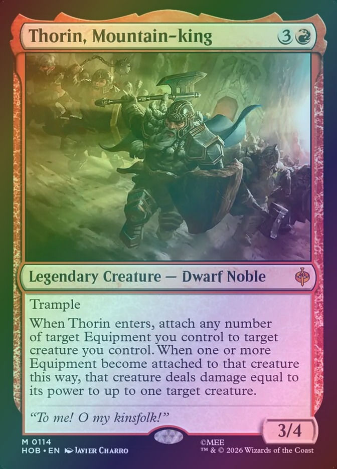 Thorin, Mountain-king (HOB) (114) / Foil