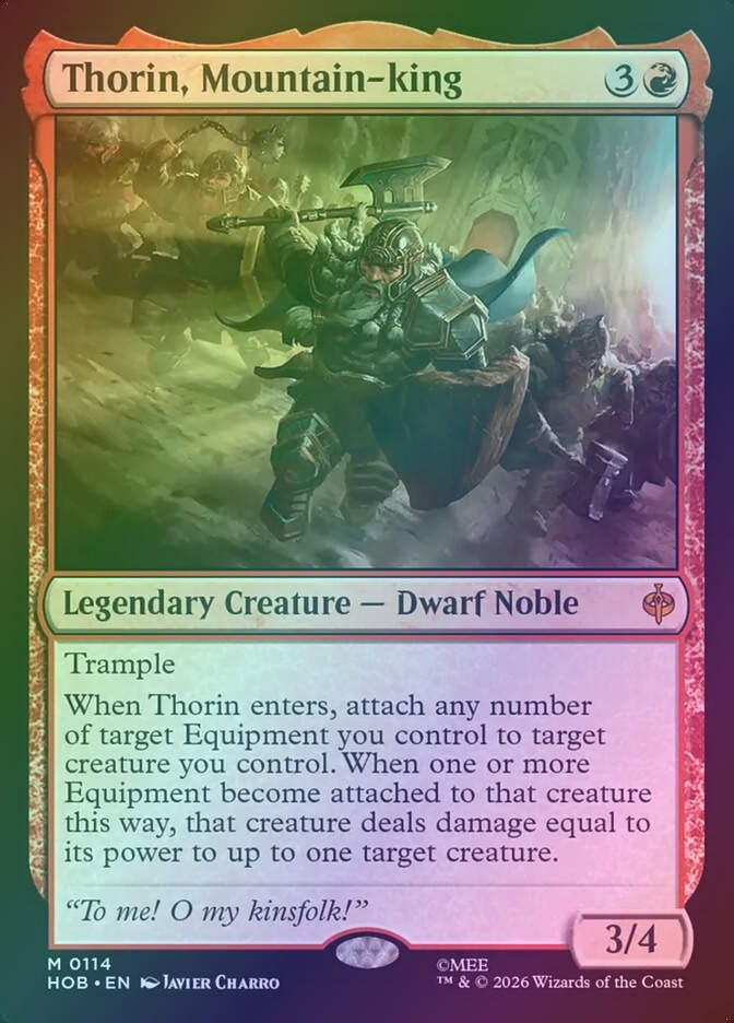 Thorin, Mountain-king (HOB) (114) / Foil