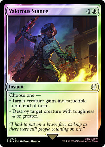 Valorous Stance (pip) (174) / Foil