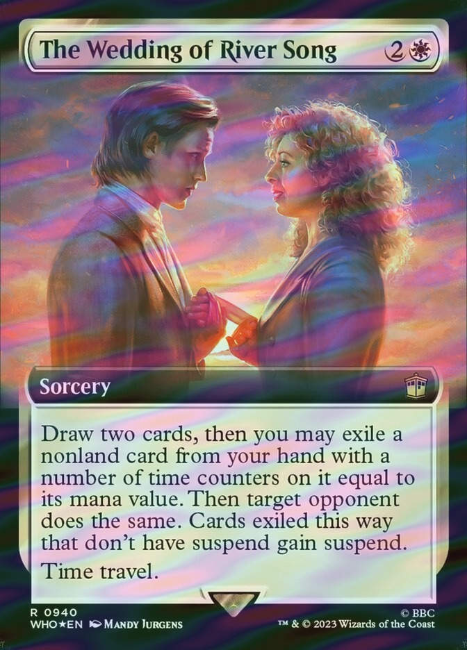 The Wedding of River Song (WHO) (940) / Extended Art / Surge Foil